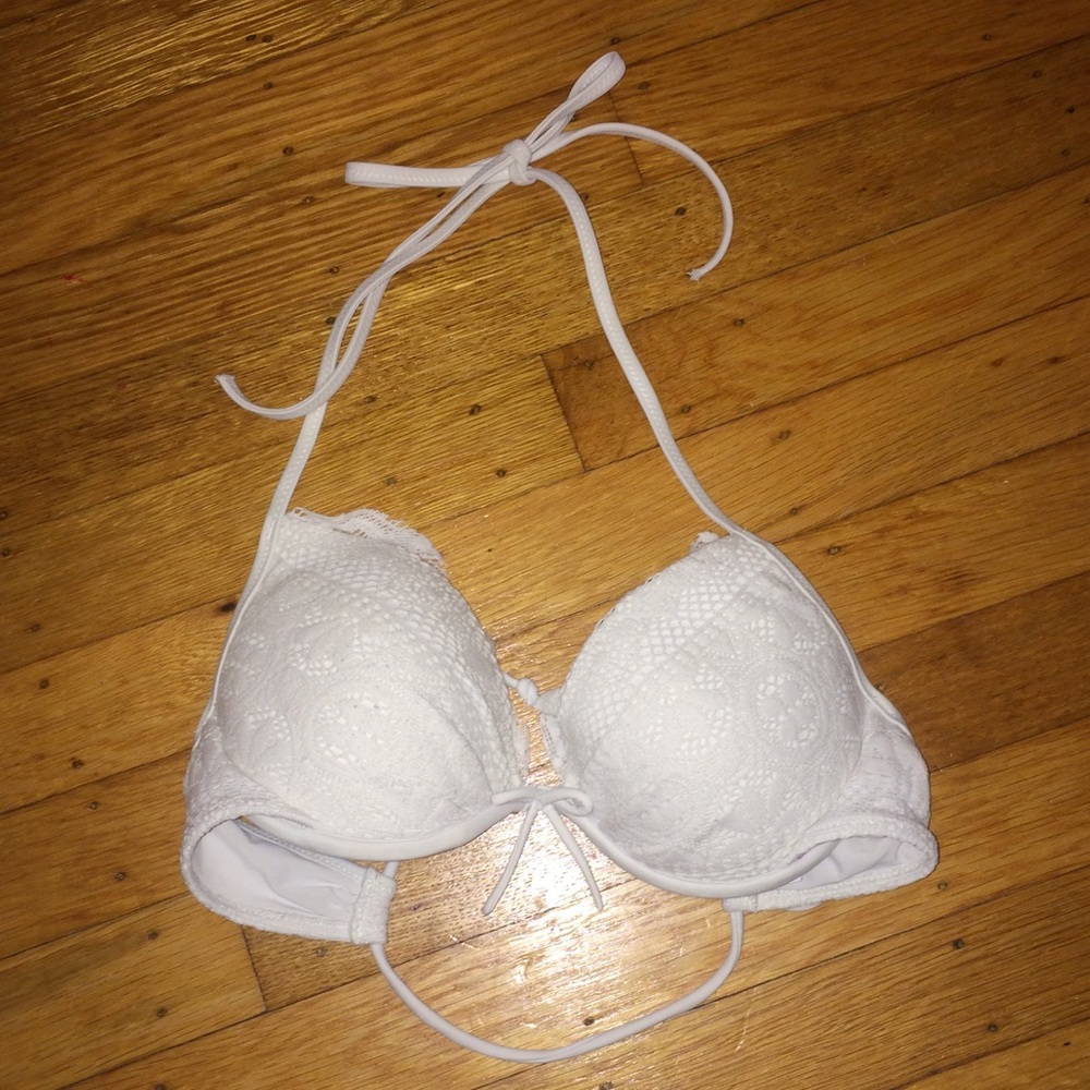 Victoria Secret white crochet bikini